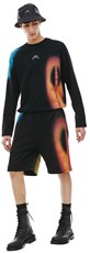 A-COLD-WALL* Black Hypergraphic shorts 221548
